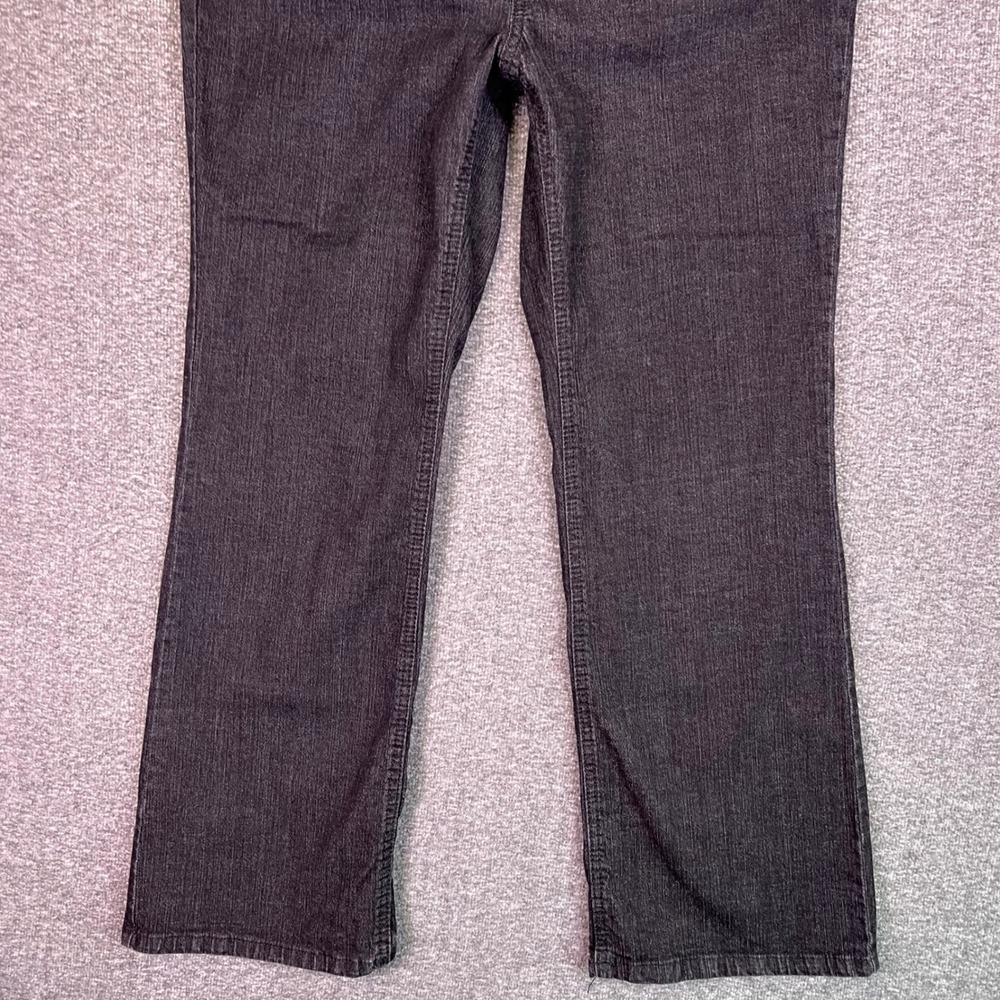 Faded Glory Jeans Women 14P Black Wetsern Grunge Bootcut Stretch Denim Y2K Retro - Picture 8 of 13